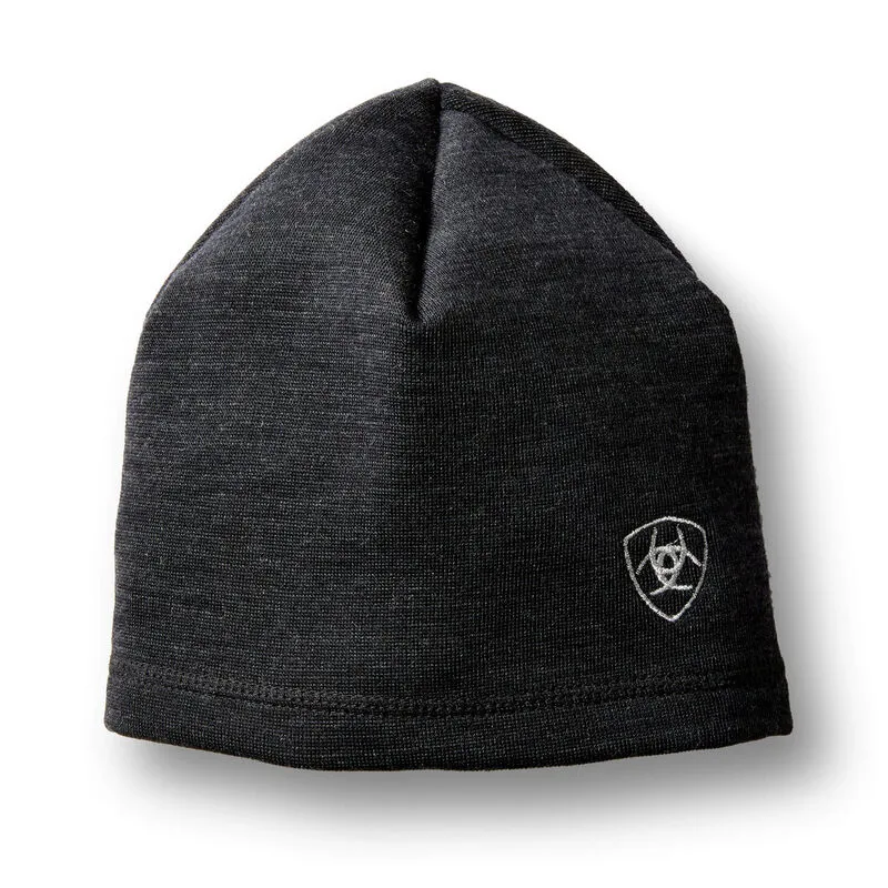 Ariat Ariattek Merino Beanie - Heathered Black